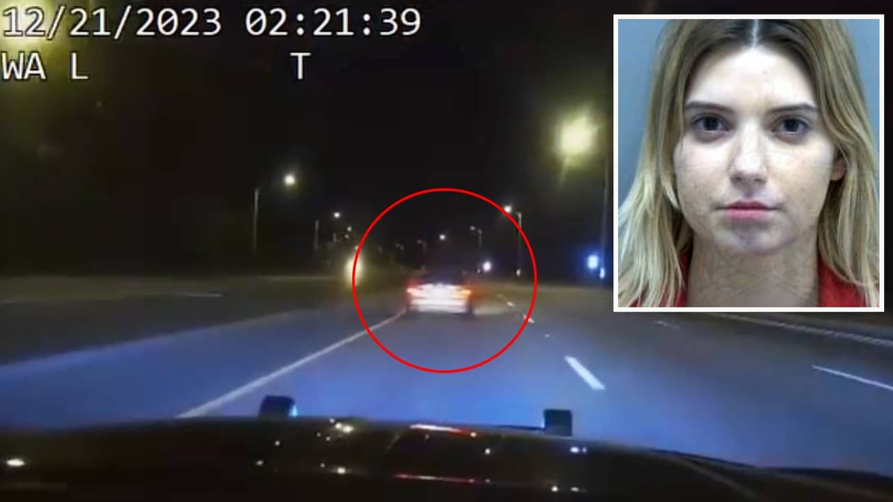 Video: conducía un BMW a 145 millas por hora, policía arresta a mujer por DUI
