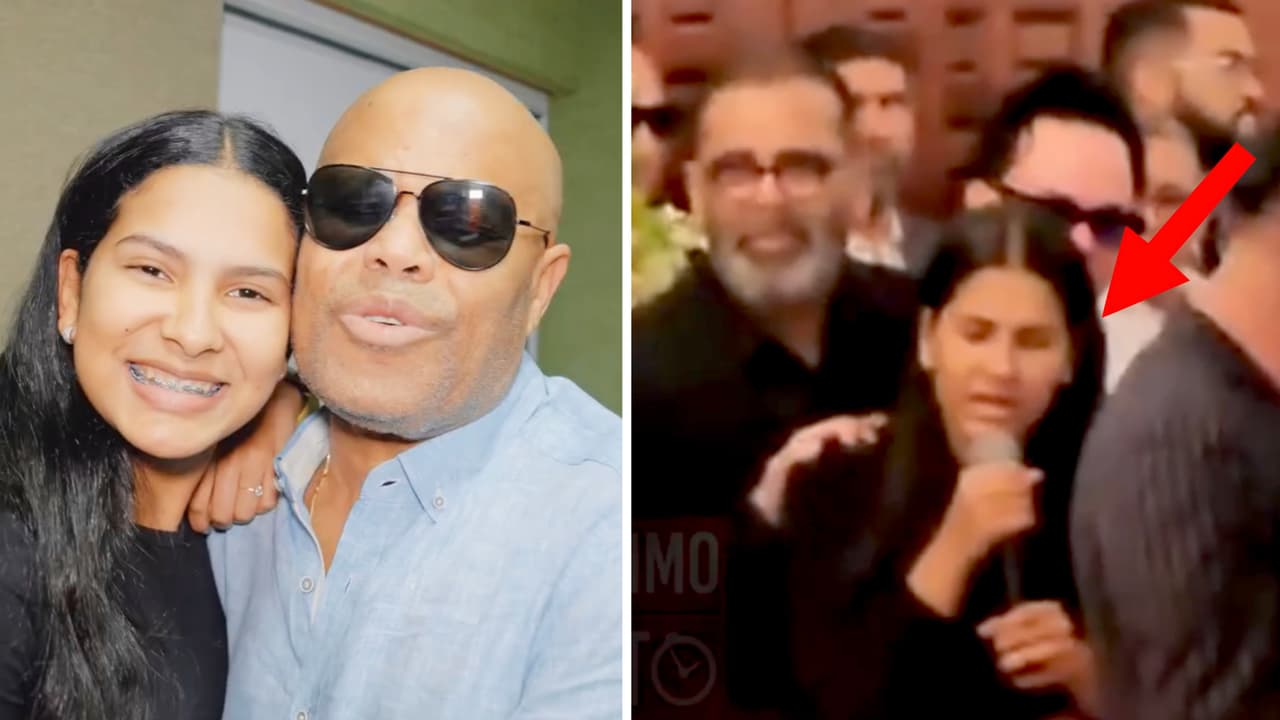 Hija menor de Rubby Pérez se quiebra en el funeral al cantar el tema que interpretaron en sus XV años
