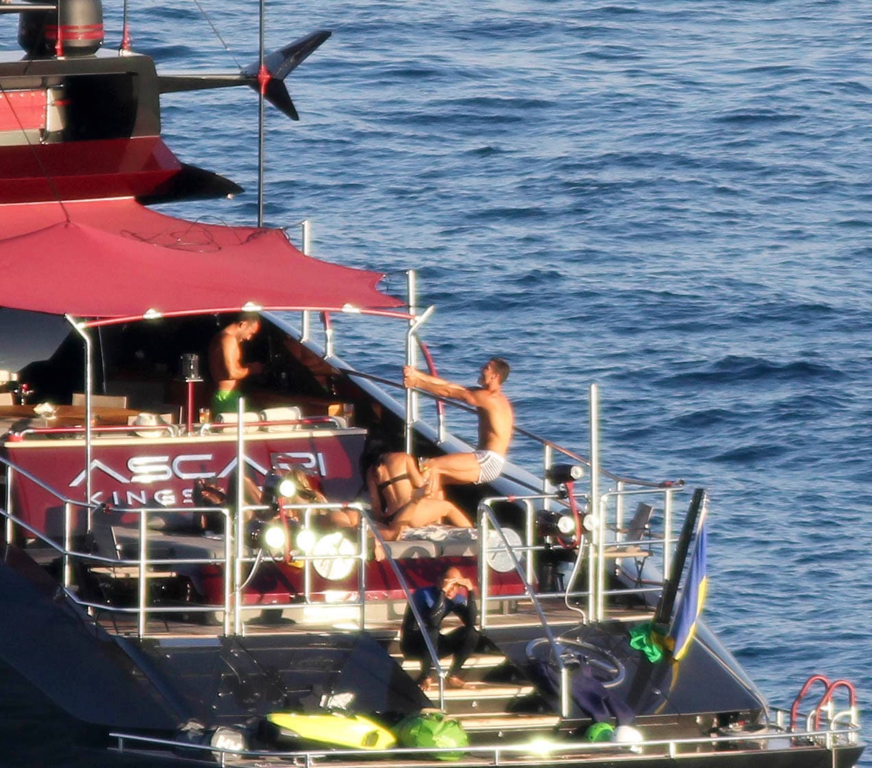 Presumió cada uno de sus músculos.