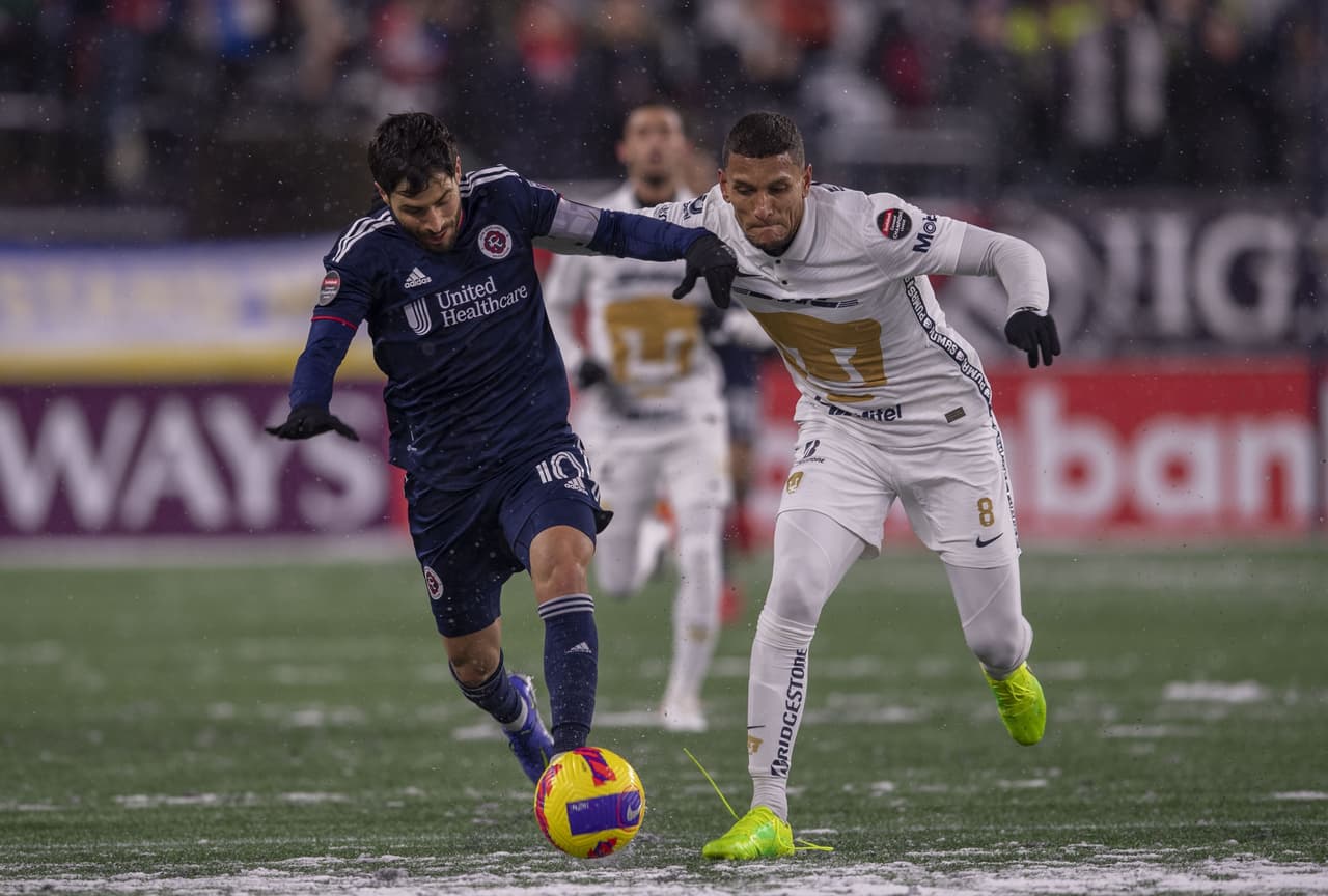 New England Revolution fue muy superior a los Pumas y se impuso gracias a un doblete de Adam Buksa y otro tanto de Sebastian Lletget.