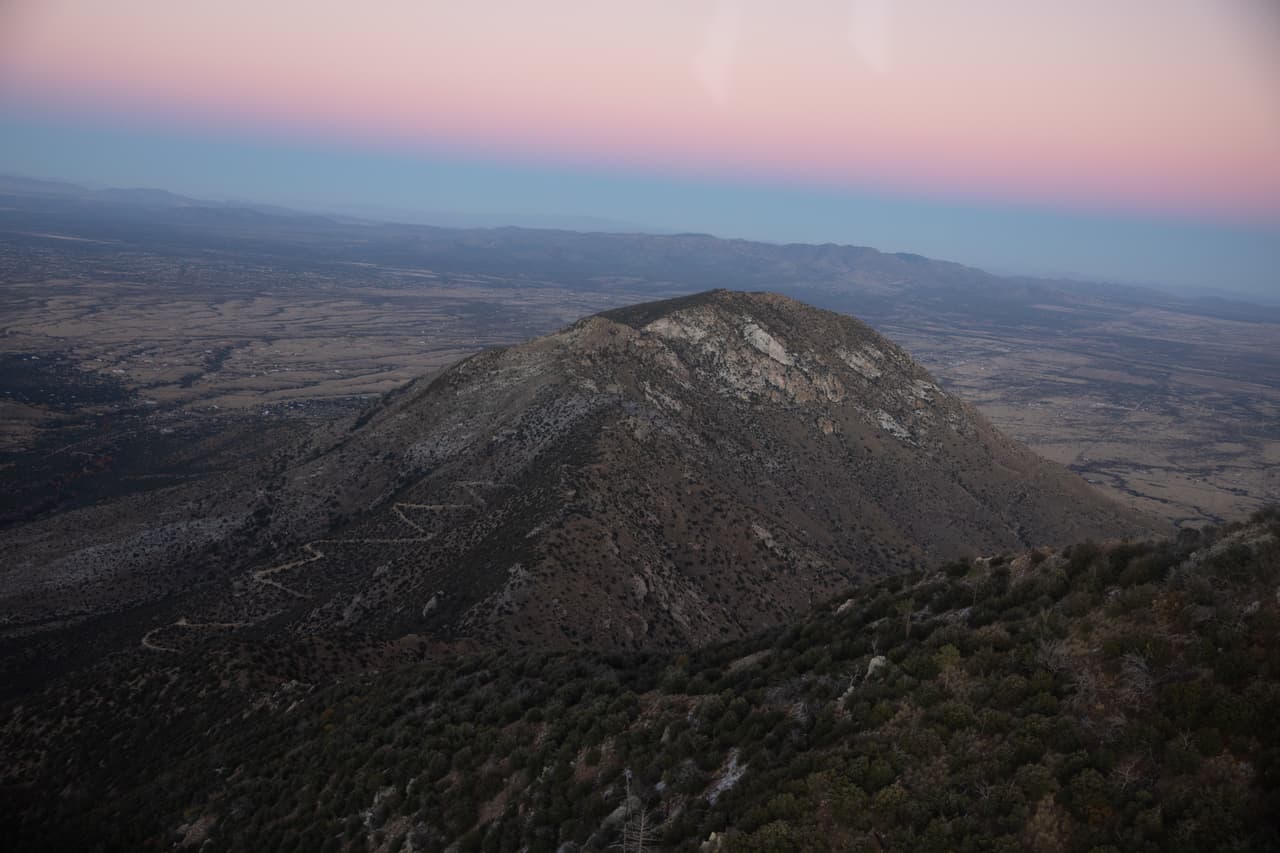 Panoramica de la frontera de Arizona.