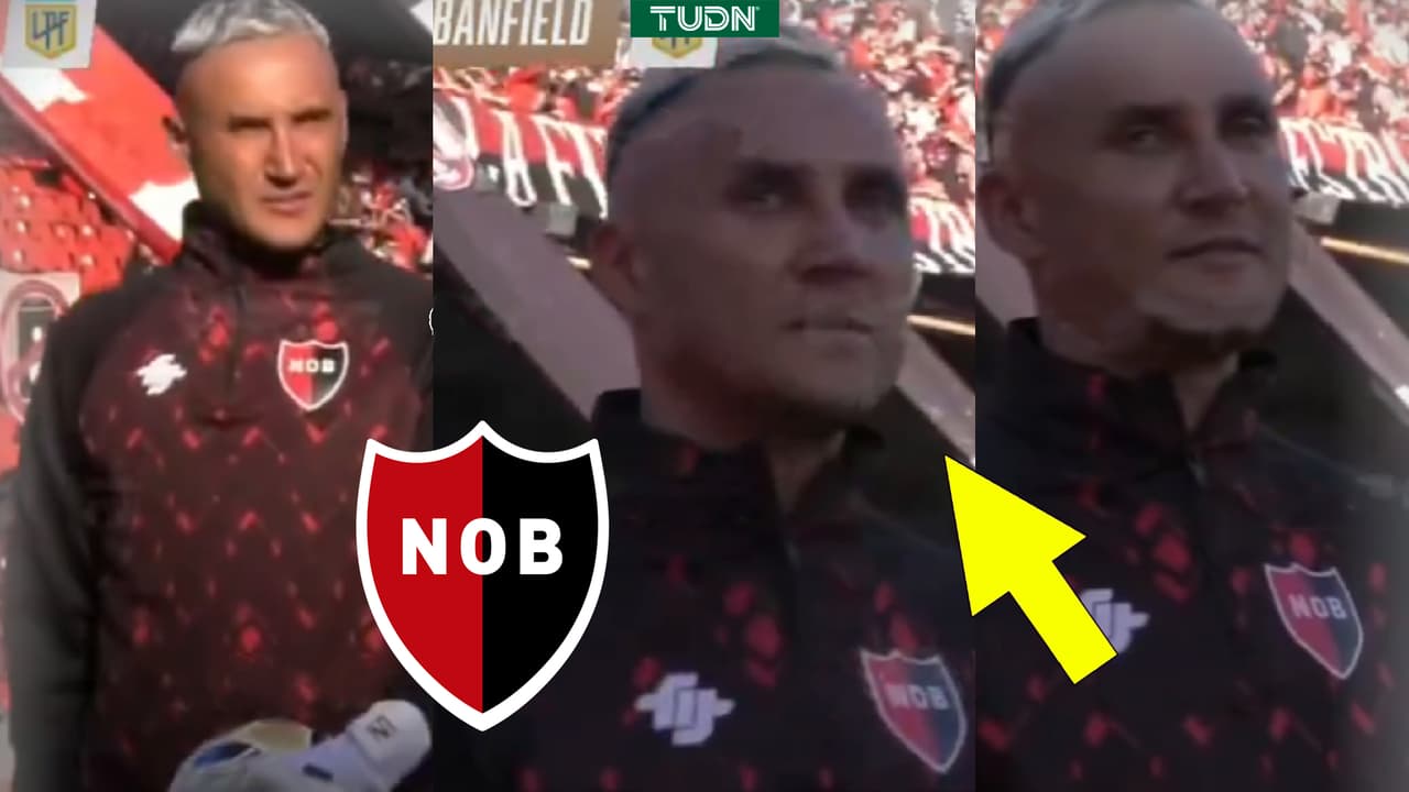 Hincha de Newell's encara a Keylor Navas antes de su fichaje con Pumas