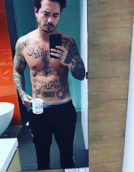 Balvin ha hablado antes sobre su lucha contra el sobrepeso que tenía de pequeño, al igual que Balvin.