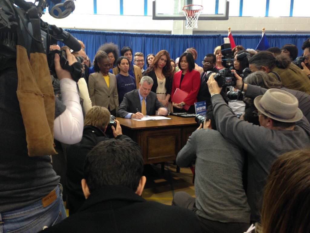 Victoria a medias para la comunidad transexual en NYC