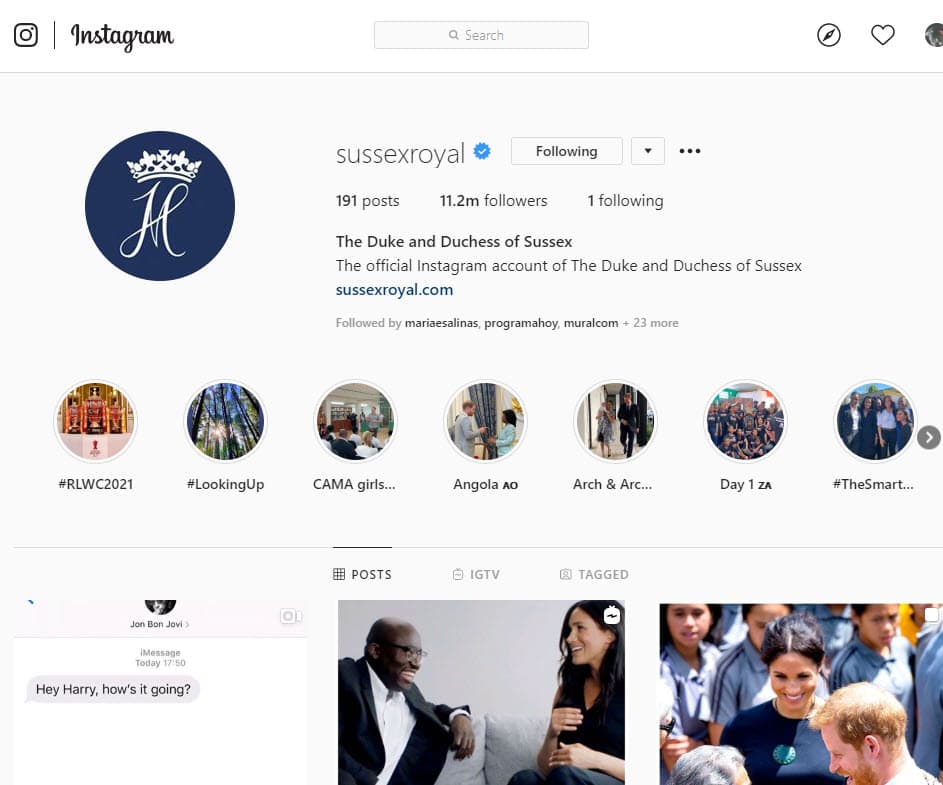 Ni la BBC ni CNN detallan si el portavoz especificó si los duques, 
<b><a href="https://www.univision.com/famosos/la-felicitacion-de-ano-nuevo-del-principe-harry-y-meghan-markle-con-una-foto-nueva-y-adorable-de-archie-fotos" target="_blank">padres de Archie Harrison</a></b>, cambiarán el nombre de su cuenta de Instagram. Actualmente, su perfil oficial está publicado como 
<b><a href="https://www.instagram.com/sussexroyal/" target="_blank">Sussex Royal (@sussexroyal)</a></b> y goza de gran popularidad pues, hasta la tarde de este viernes, tiene poco más de 11 millones de seguidores.
<br>