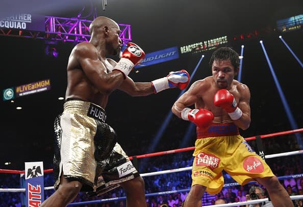 Floyd Mayweather, el invitado no esperado en la pelea de Manny Pacquiao