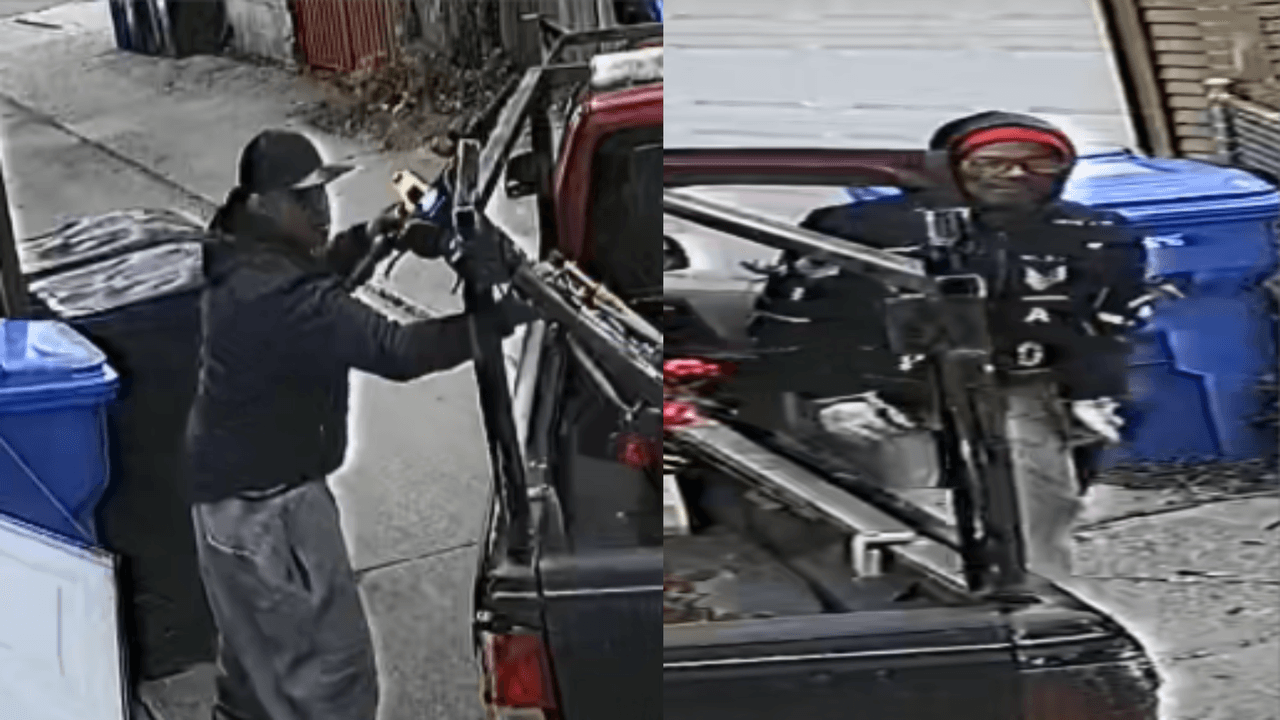 Dos hombres han estado usando una camioneta para embestir puertas de cocheras y robar en el sur de Chicago