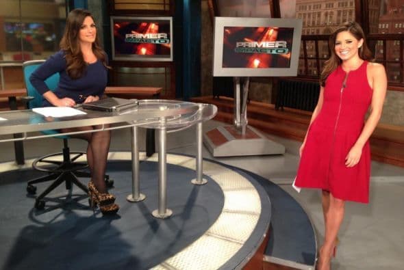 Bárbara Bermudo con Pamela Silva Conde