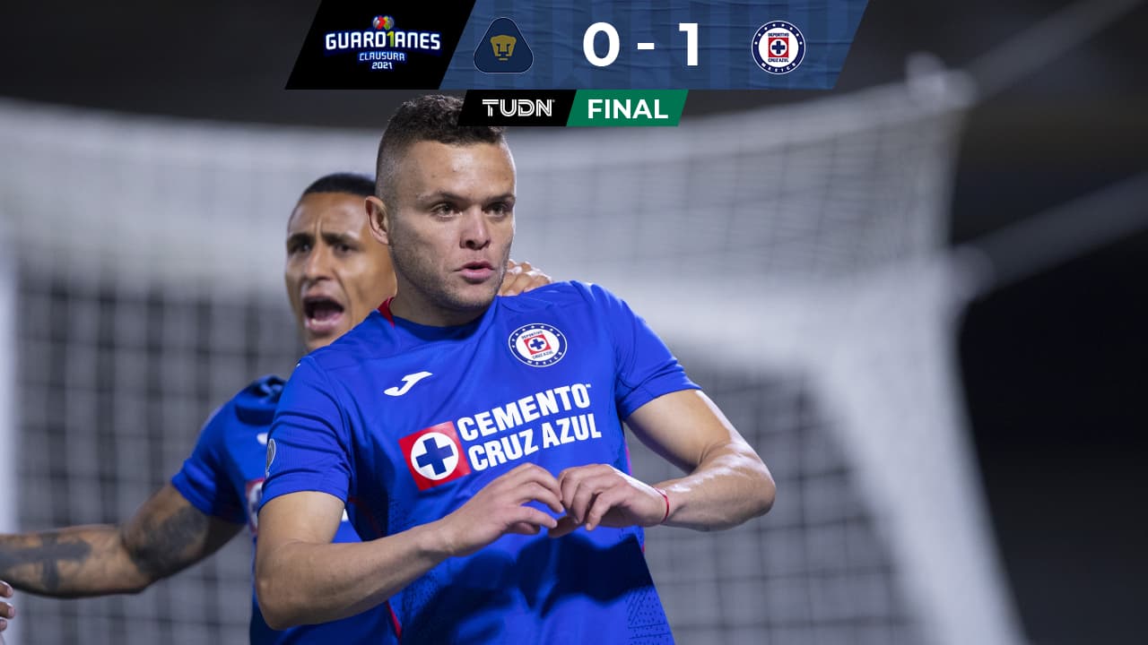 Ocho triunfos al hilo y contando... ¡Cruz Azul se impone a Pumas!