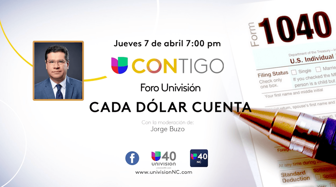 Temporada de impuestos 2022: aclara tus dudas el 7 de abril en el foro especial de Univision 40
