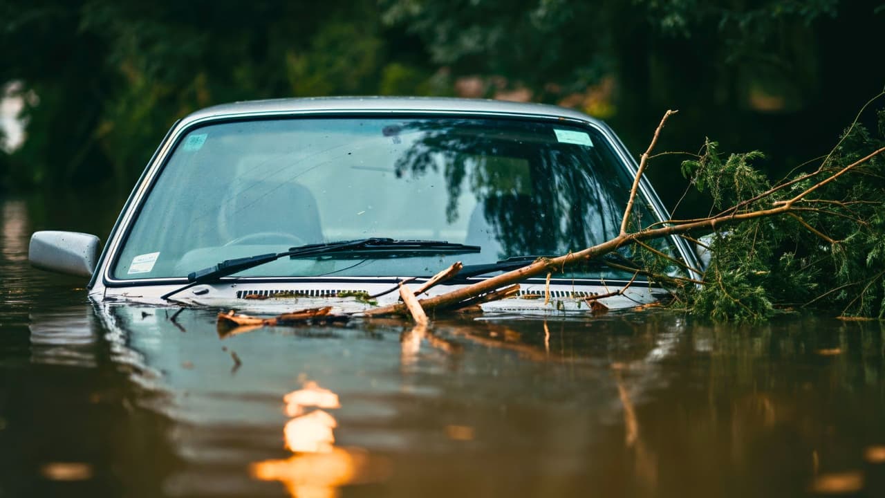 Solo tienes 60 segundos: la guía de 4 pasos que puede salvarte si quedas atrapado en un auto bajo el agua en Texas