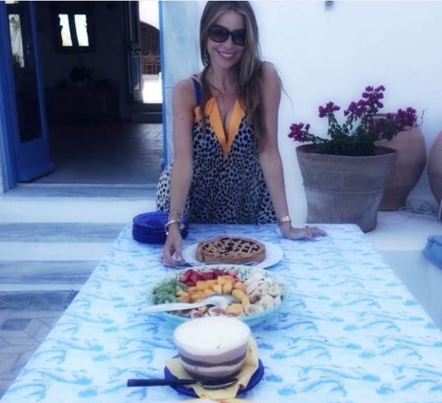 A Sofía la comida le encanta, pero trabaja muy duro para tener ese cuerpazo.