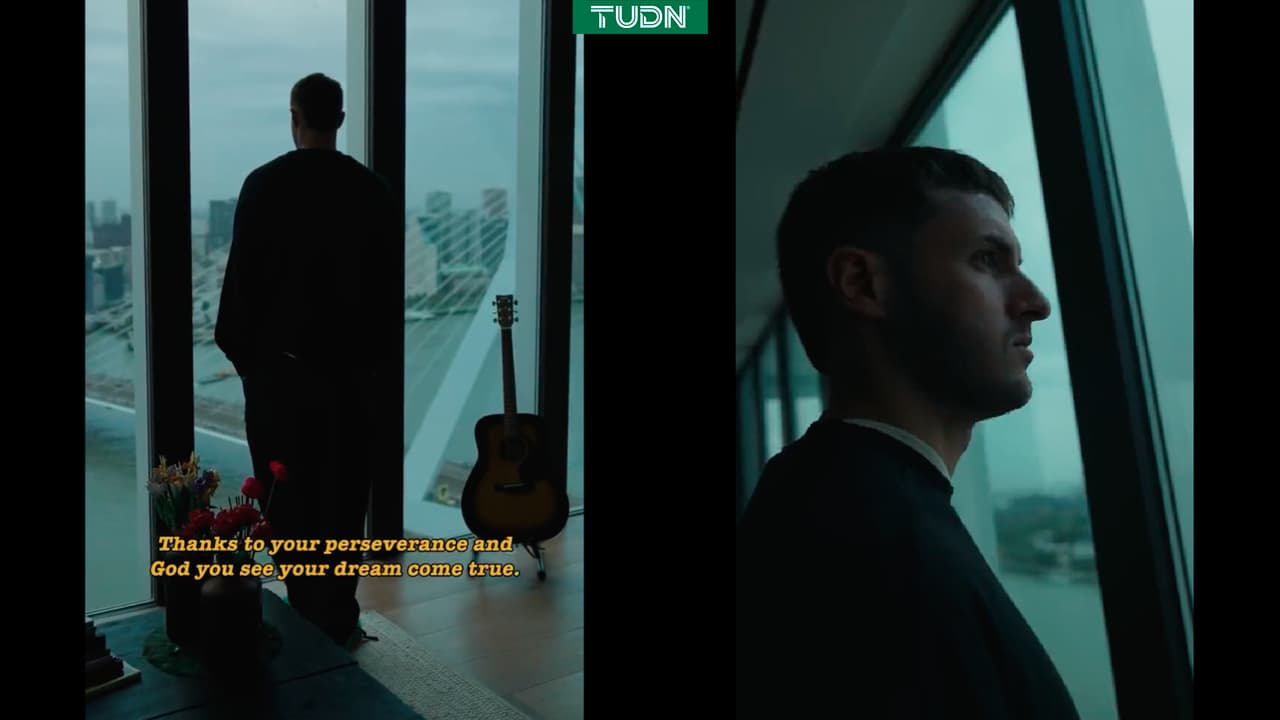 Emotivo video enciende sueño de Santi por debutar en Champions