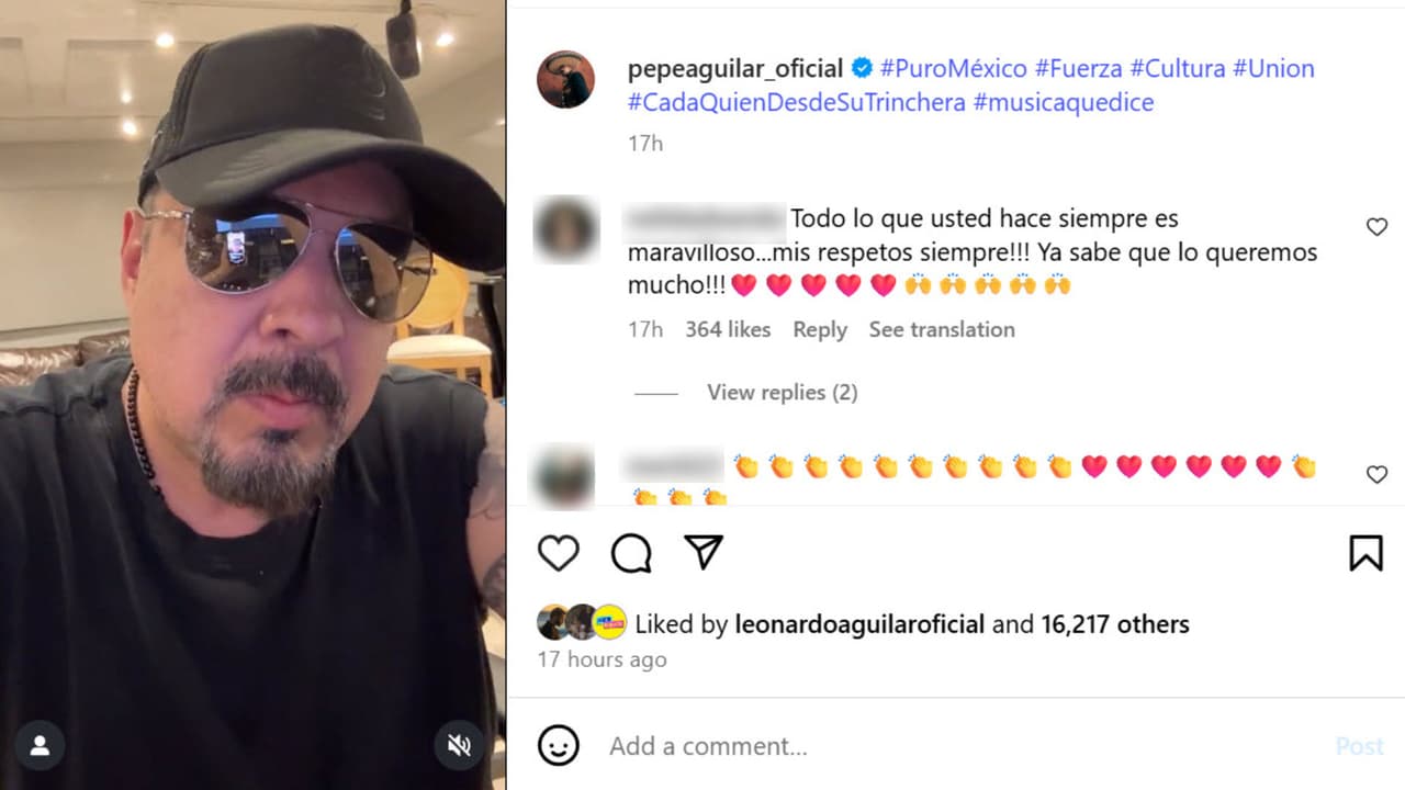 Pepe Aguilar lanzó apareció así para anunciar una "resistencia pacífica" con su música ante la ola de detenciones y redadas en EEUU contra inmigrantes sin documentos.