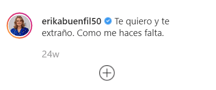 En su último aniversario luctuoso, le dedicó este mensaje donde expresó lo mucho que la extraña.