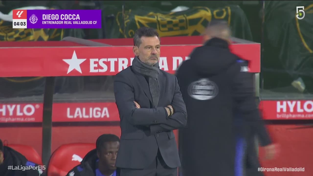 Golean a Diego Cocca en su debut con Valladolid en LaLiga