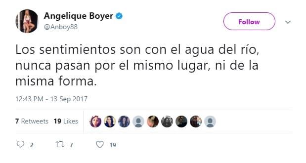 Y el mejor ejemplo es este mensaje que puso en tuiter y que algunos de sus fans calificaron de 'profundo', donde sus detractores dijeron que era una ridiculez.