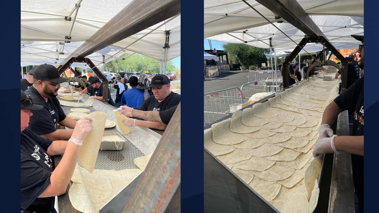 El récord mundial de Guinness se estableció durante el fin de semana del 75 aniversario del restaurante Macayo’s.