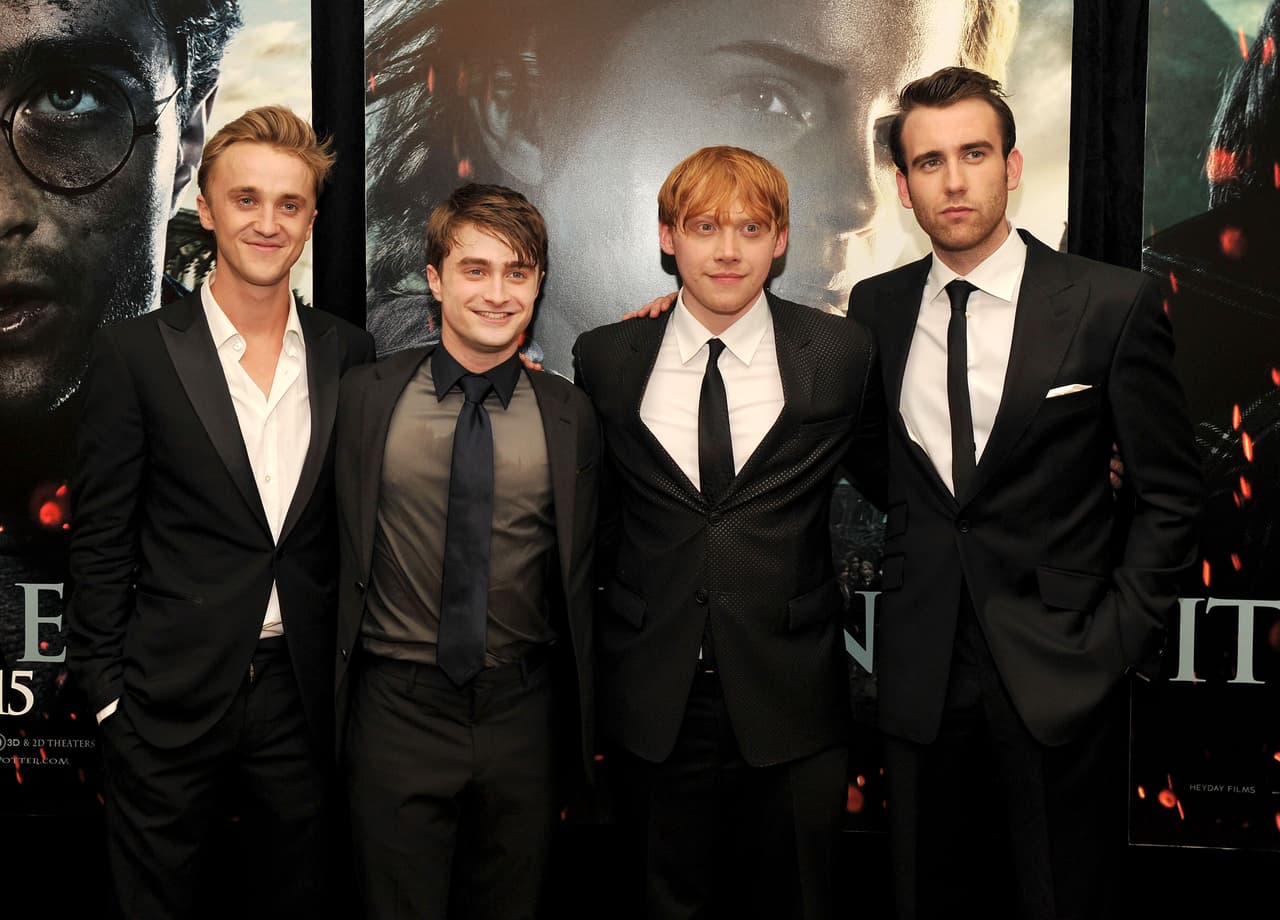 Los cuatro chicos de Hogwarts.