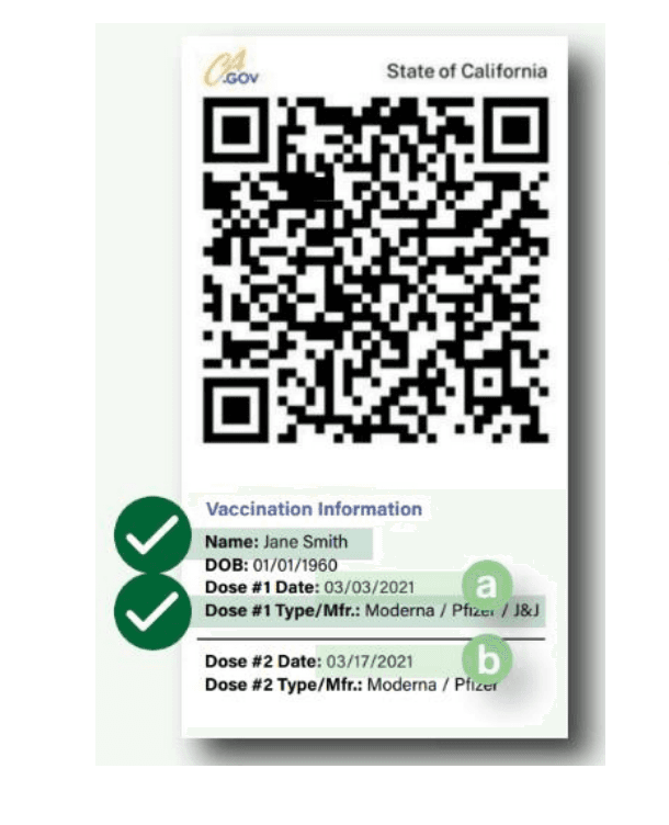 2. Comprobante de vacunación digital.