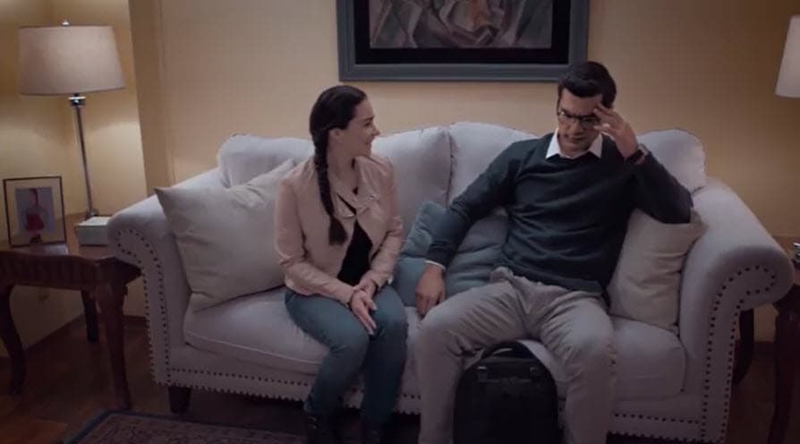 Aunque el trabajo de ella le puede resultar complejo de asimilar, la actriz aseguró que él le ha demostrado su respaldo. 
<br>