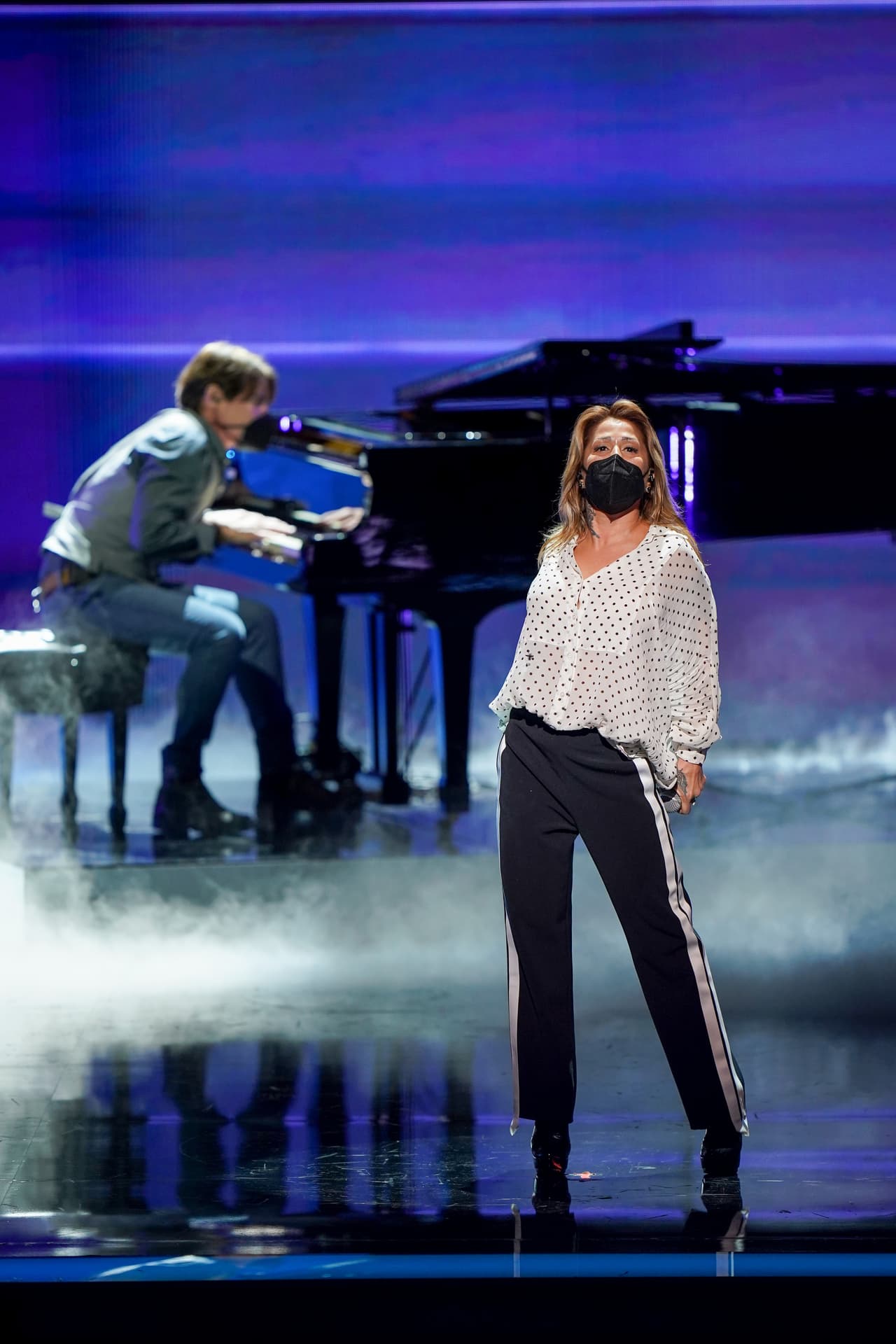 Arthur Hanlon y Alejandra Guzmán demostraron su pasión por la música en el último día de ensayos. Ellos, junto a Yuri y Lila Downs, tienen la tarea de enganchar al público desde el inicio de la gala.