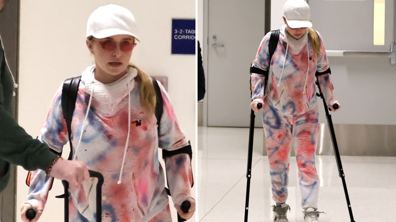Hayden Panettiere fue captada así con muletas antes de su muerte: imágenes