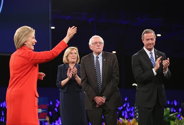 Clinton y Sanders se disputaron el apoyo durante cita clave en Iowa