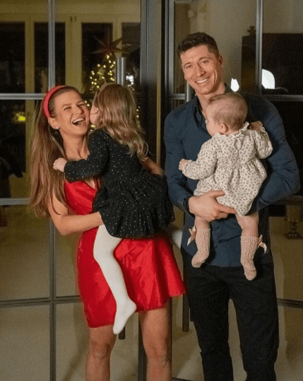 El jugador del Bayern Munich la pasó al lado de su esposa y dos hijas.