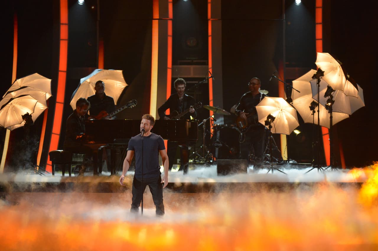 Pablo Alborán dejó el corazón en el escenario.