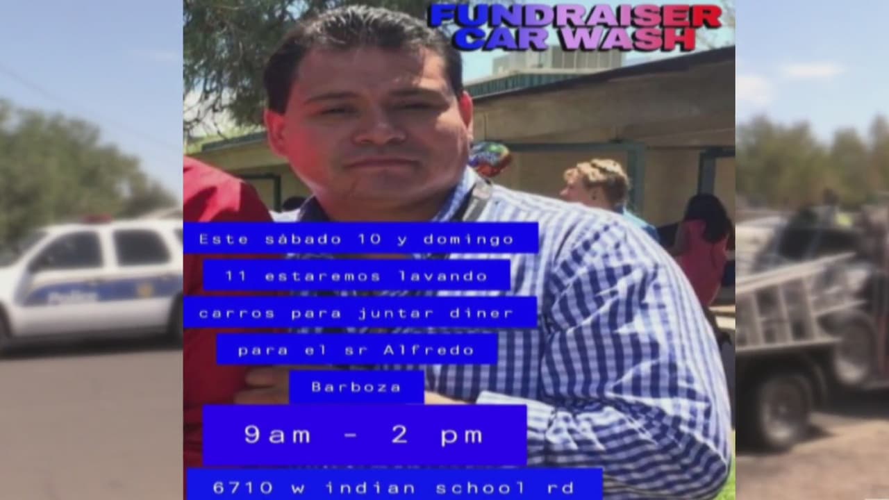 Organizan lavado de autos para pagar los servicios funerarios del jardinero que murió podando una palma