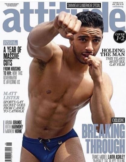 En 2016, Laith salió en la portada de una de las revistas gay más importantes del mundo, en donde habló de su transición y del doloroso camino que atravesó para aceptarse a sí mismo.