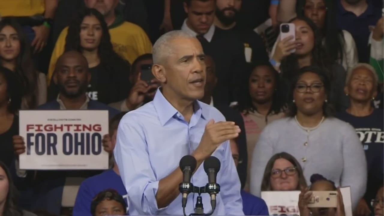 "Decidió iniciar una guerra que nadie pidió": Obama critica a Trump durante un acto de campaña a días de las elecciones