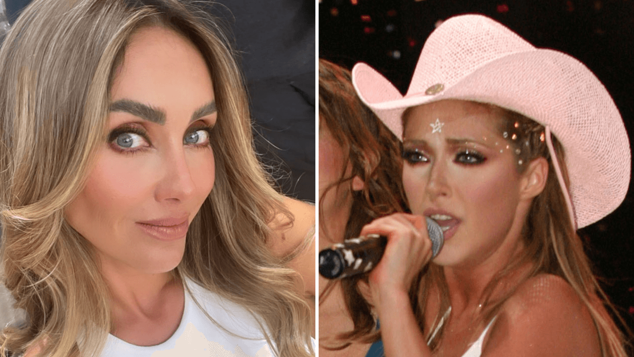 Anahí revivió a Mía Colucci: recreó uno de sus looks en una sesión de fotos en la nieve