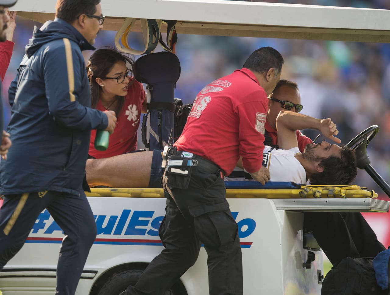 Esperamos una pronta recuperación para el defensor del equipo universitario.