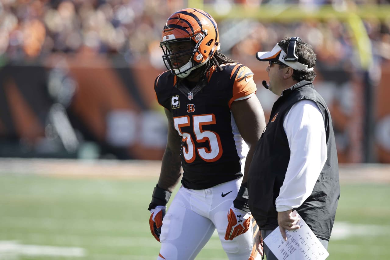 Vontaze Burfict fue dado de alta médicamente, podría debutar con Cincinnati en la semana 8