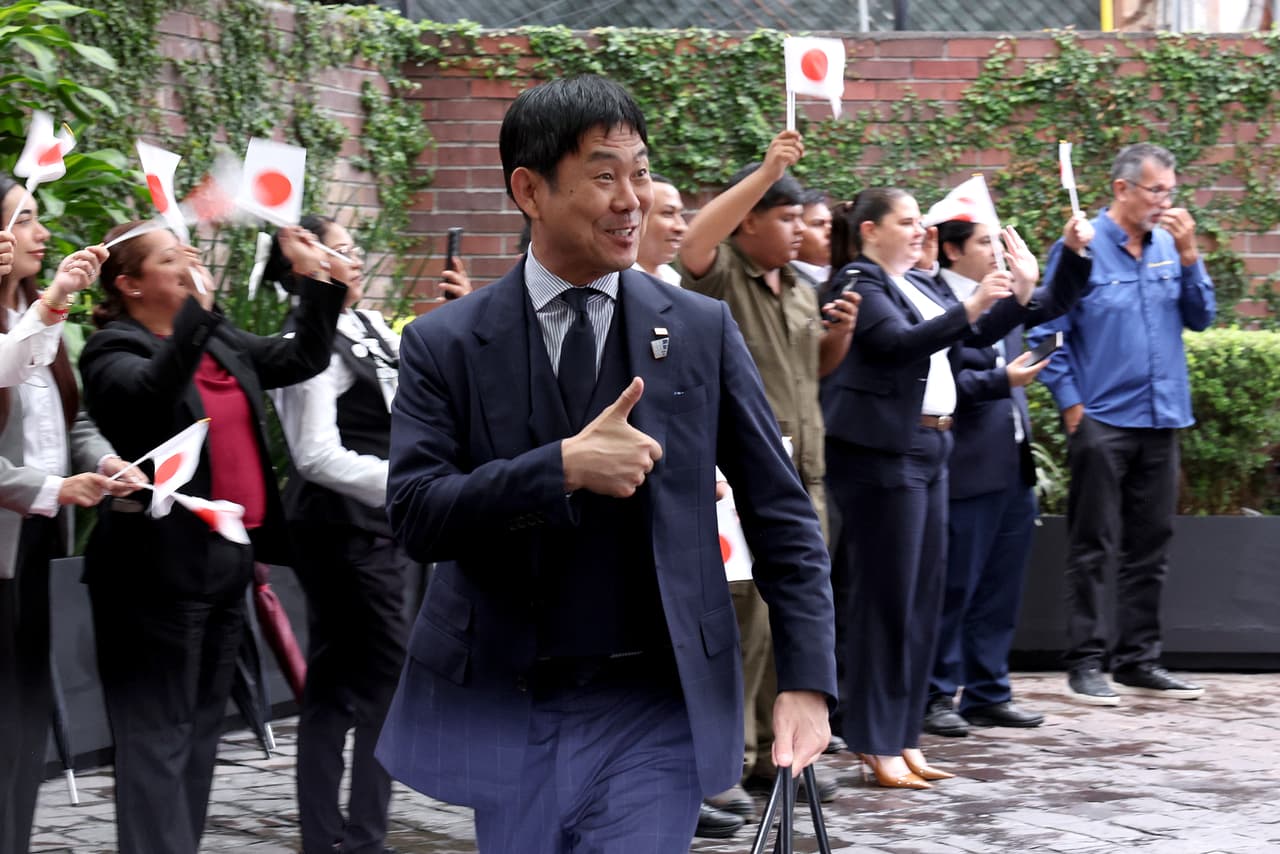 ¡Regio recibimiento! Así llegó la Selección de Japón a Monterrey