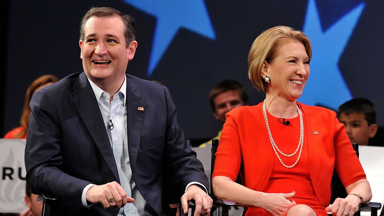 Ted Cruz juega su carta femenina con Carly Fiorina para sobrevivir en campaña