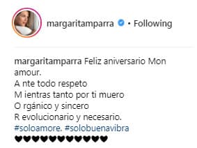 Escribió un amoroso acróstico para su esposo.