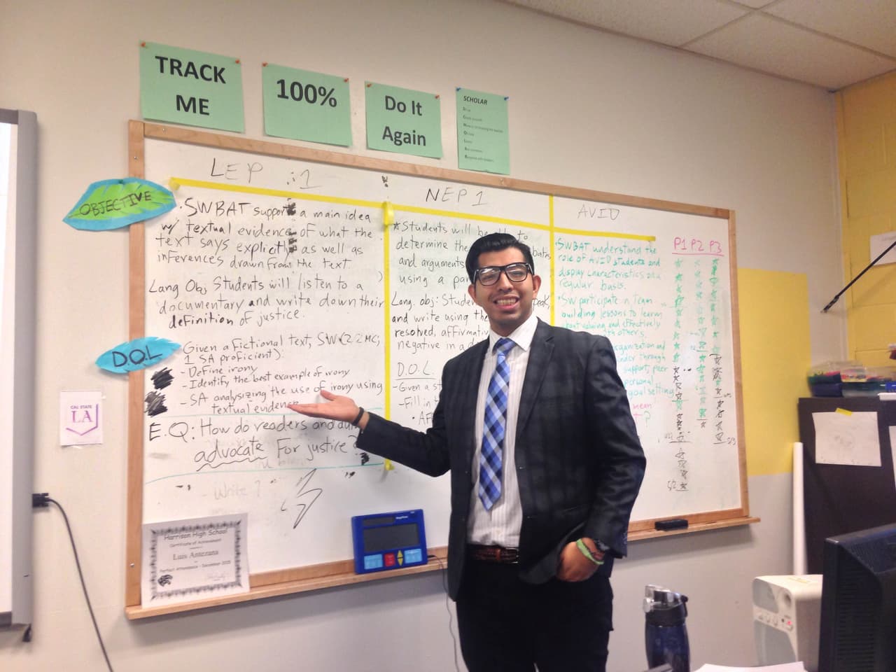 El dreamer que usa su historia personal para motivar a los estudiantes