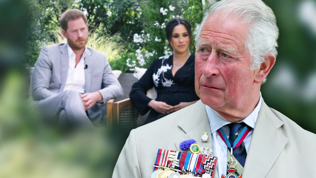 Así reaccionó el príncipe Carlos cuando le preguntaron por la entrevista de Meghan y Harry con Oprah