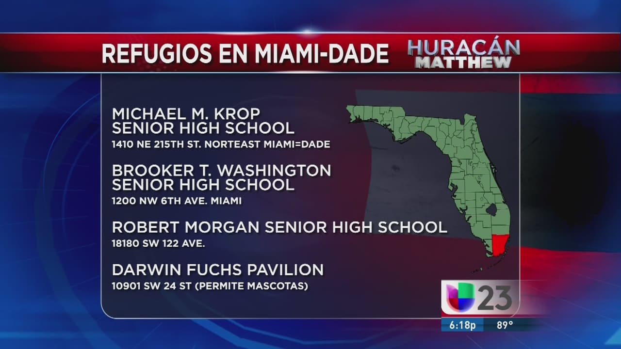 Miami Dade insta a los residentes de casas móviles a desalojar su hogar y abre varios refugios
