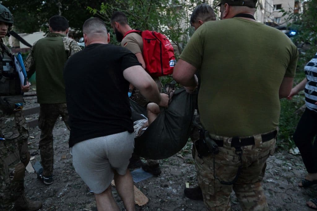 El ataque ruso contra el restaurante se produjo cuando estaba lleno de comensales.