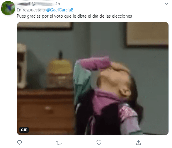"Gracias por el voto que le diste el día de las elecciones", recalcaron otros usuarios.
