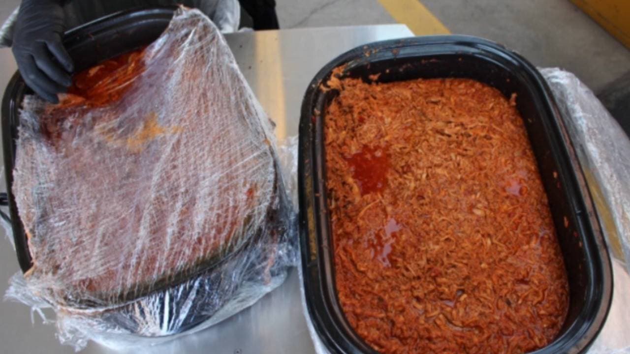 Decomisan 130 mil pastillas de fentanilo ocultas en una olla con carne en Nogales