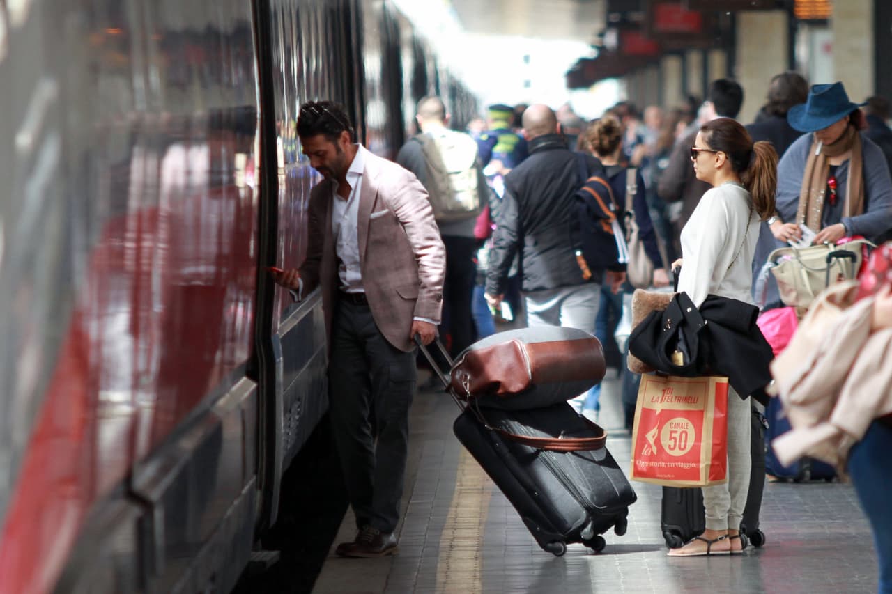 Hasta que tomaron su tren. ¡Bye, bye!