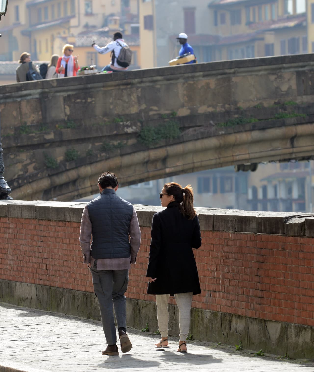 Una caminata muy romántica.