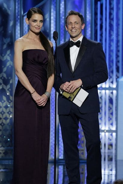 Katie Holmes y Seth Meyers