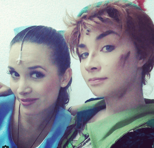 A lo largo de su carrera ha participado en distintas obras de teatro, pero uno de los personajes más mágicos que ha encarado es el de Peter Pan.