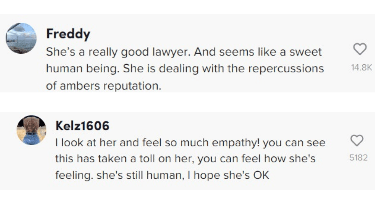 El apoyo para la abogada se hizo presente